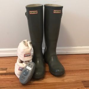 HUNTER ☔️ Women's Original Tall Rain Boots US 6